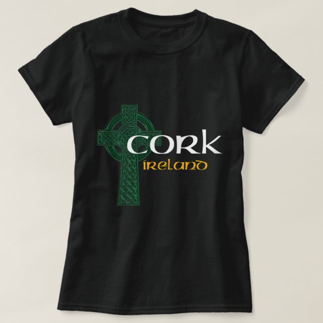 Camiseta Cork Ireland County Celtic Gaelic Football and Hur (Frente do Design)