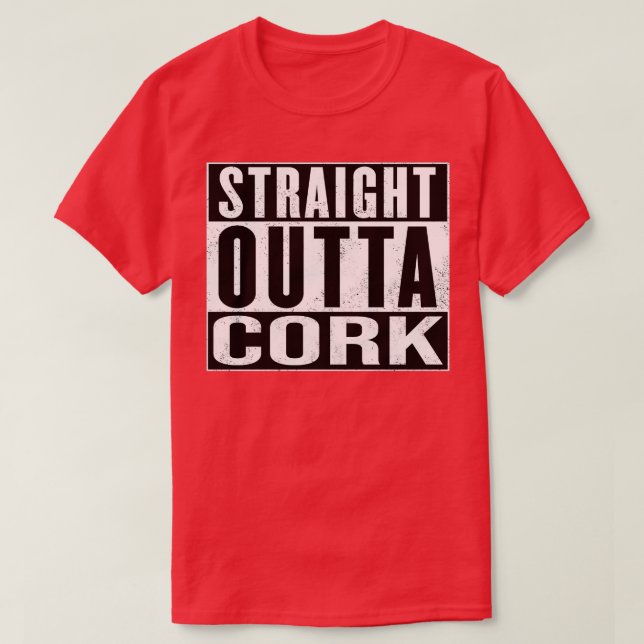 Camiseta Cork Ireland Hetero Outta Cork (Frente do Design)