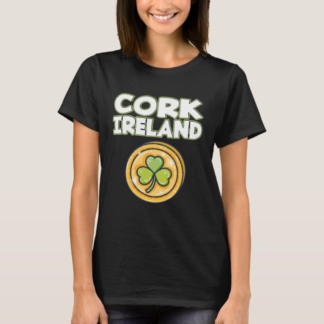 Camiseta Cork Ireland  Saint Patrick s Day Historical City (Frente)