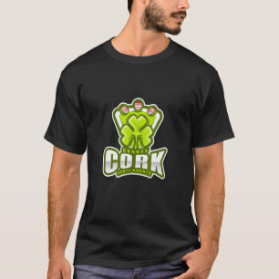 Camiseta Cork Rebel County Shamrock Irlanda Tradicional Iri