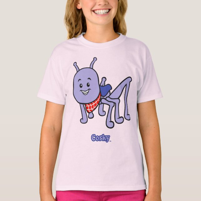 Camiseta Corky Girls Ringer T-Shirt (Frente)