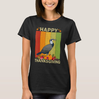 Camiseta Cormorantes Gráfico Retro Família Correspondente D