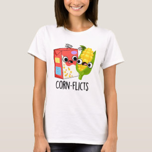 Camiseta Corn-Flict Funny Cornflake Corn Pun