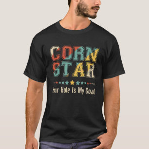 Camiseta Corn Star O Seu Buraco É O Meu Corno De Goa