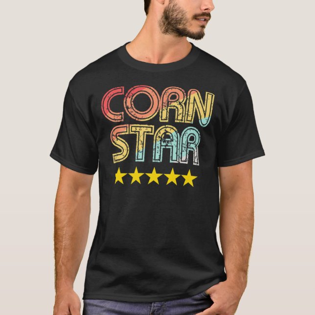 Camiseta Corn Star Shirt Team Cornhole T-Shirt Essential T- (Frente)