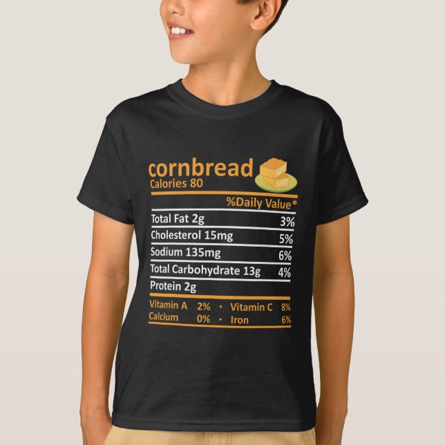 Camiseta Cornbird Nutrição Comida Ação de Graças Costume Ch (Frente)