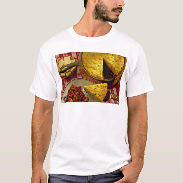 Camiseta Cornbread, feijões (Frente)