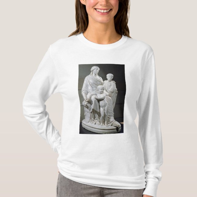 Camiseta Cornelia, mãe dos dois irmãos de Gracchi (Frente)