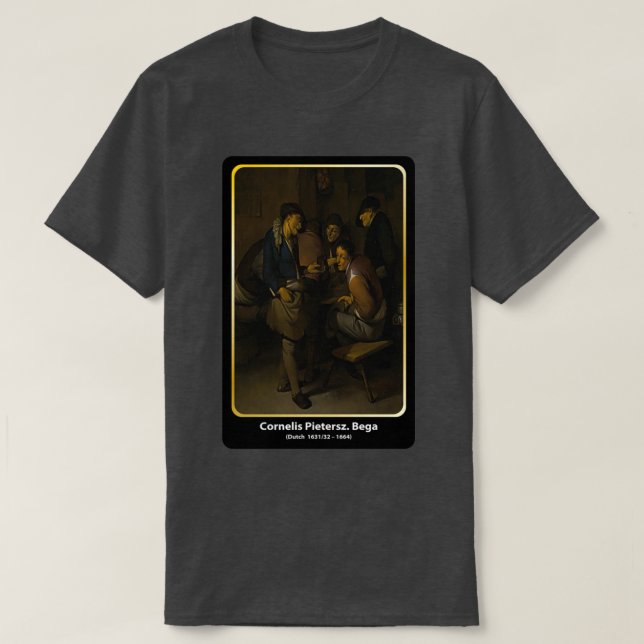 Camiseta Cornelis Pietersz Bega Dutch 163132 1664 clássico (Frente do Design)