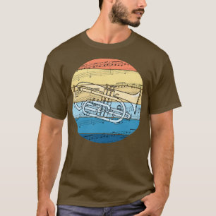 Camiseta Cornet Music Notation Musical Cornetist Brass Musi