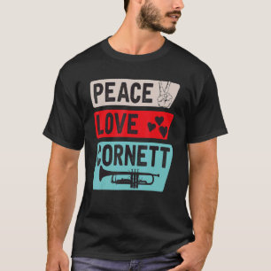 Camiseta Cornett Instrumento Musical Cornett Player Cornett
