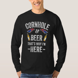 Camiseta Cornhole Bean Bag Tosse Beer 4 De Julho