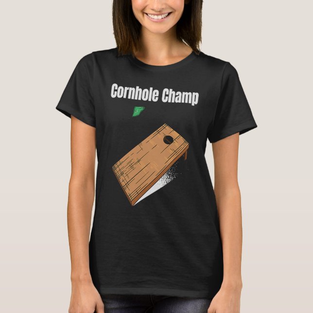 Camiseta Cornhole Champ (Frente)