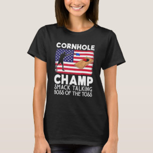 Camiseta Cornhole Champ Smack Talking Boss Da Toss Co