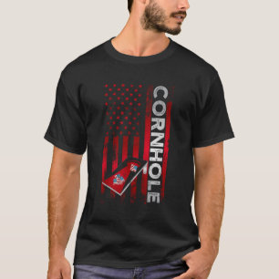 Camiseta Cornhole Conselho Usa Flag Americano