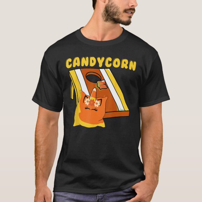 Camiseta Cornhole Corn Hole Candycorn (Frente)