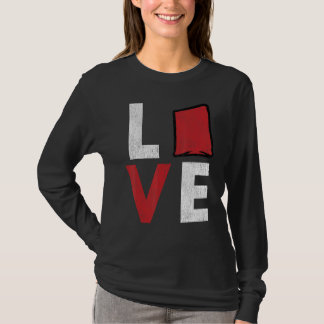 Camiseta Cornhole Corn Hole LOVE 1