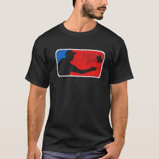 Camiseta Cornhole Cornhole Jogadores Retro Bean Bag