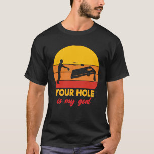 Camiseta Cornhole Cornhole Set Toss Game Retro Vintage
