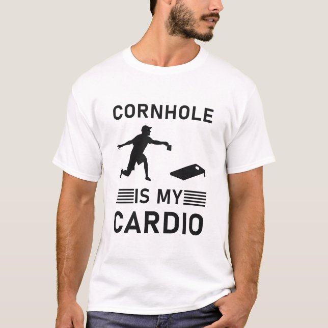 Camiseta Cornhole é o meu Cardio - Cornhole (Frente)