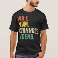 Cornhole Engraçado Esposa Mãe Saco Toca Legenda Vi