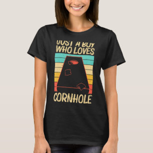 Camiseta Cornhole For Boys Sack Toss Game Bean Bag Pla