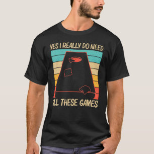 Camiseta Cornhole For Men Sack Toss Game Bean Bag Pla