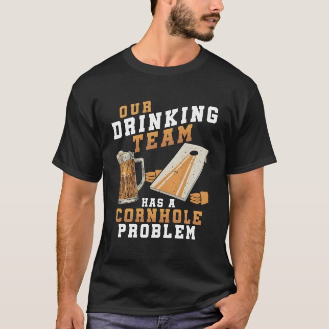 Camiseta Cornhole Game Cornhole (Frente)