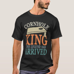 Camiseta Cornhole King A Lenda Chegou