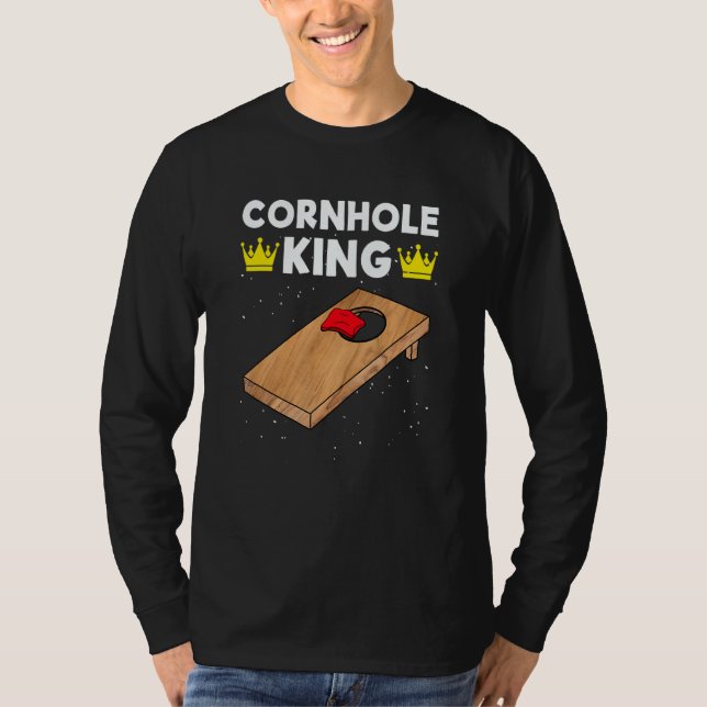 Camiseta Cornhole KIng Cornhole Team Bean Bag   Cornhole (Frente)