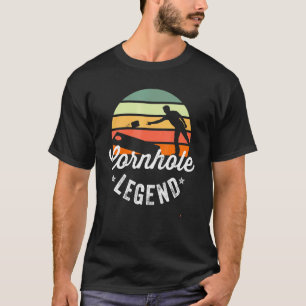 Camiseta Cornhole Lança Saco de Feijão Lenda do Cornhole