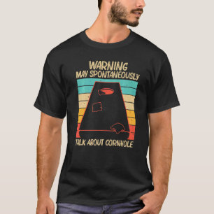 Camiseta Cornhole Para Homens Mulheres Jogo De Saco Toss Ba