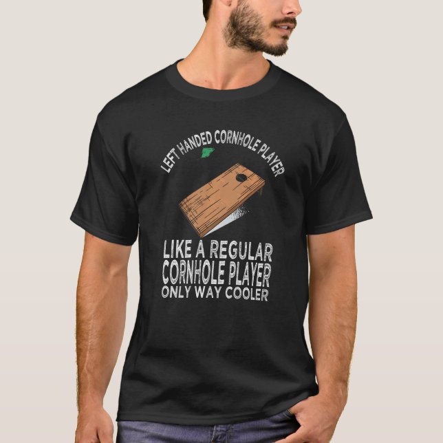 Camiseta Cornhole Para Jogador Esquerdo (Frente)