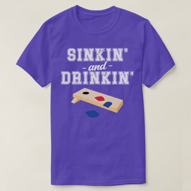 Camiseta Cornhole Player Funny Cornhole (Frente do Design)