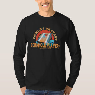 Camiseta Cornhole Player Words Okayest Cornhole