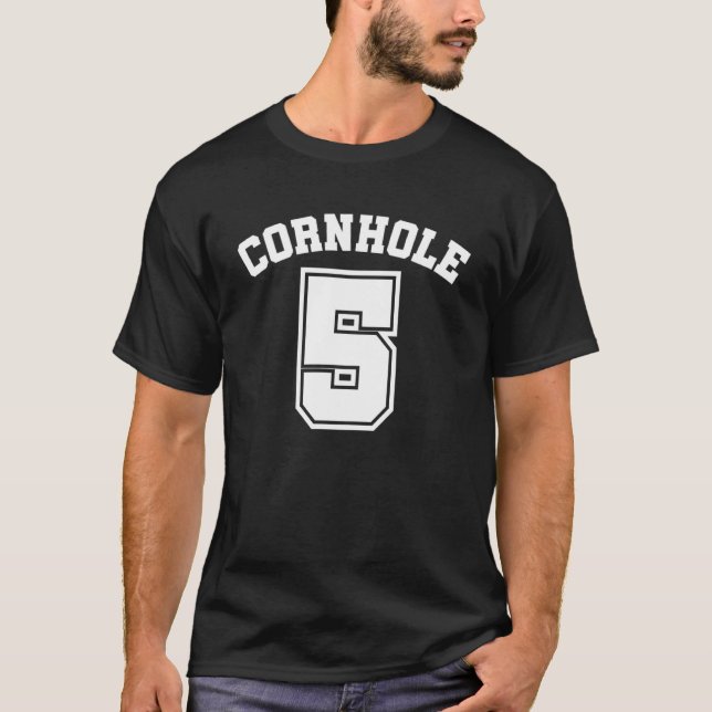 Camiseta Cornhole Team Athlete ONE to CINCO 5 (Frente)
