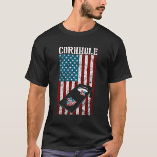 Camiseta Cornhole U.A. Flag