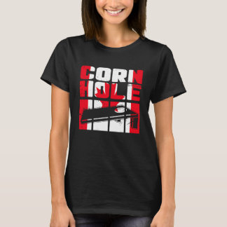 Camiseta Cornhole vintage Canadá bandeira canadiana Maple L