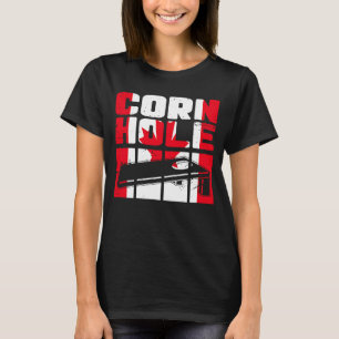 Camiseta Cornhole vintage Canadá bandeira canadiana Maple L