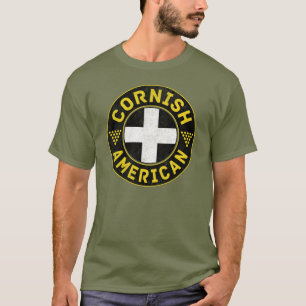 Camiseta Cornish American Flag