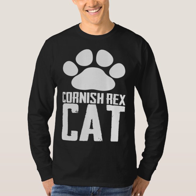 Camiseta Cornish rex cat (Frente)