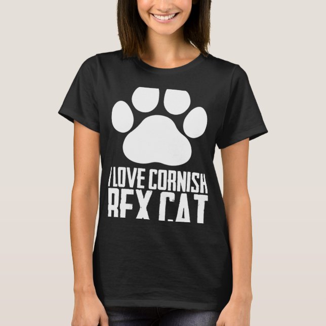 Camiseta Cornish Rex cat Cornish Rex Cornish Rex kitten (Frente)