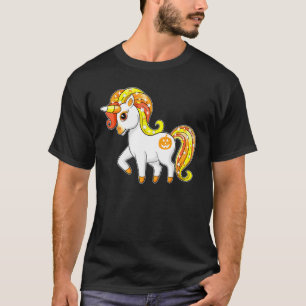 Camiseta Corno de Captura de Milho Bonito do Unicórnio