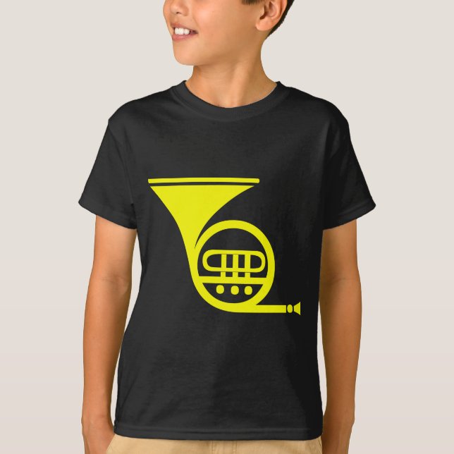 Camiseta Corno de França - Amarelo (Frente)