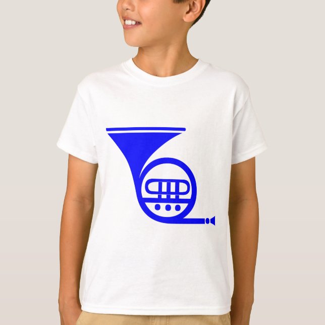 Camiseta Corno de França - Azul (Frente)
