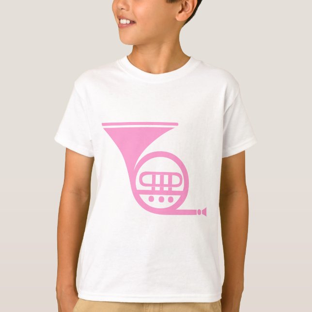 Camiseta Corno de França - Rosa (Frente)