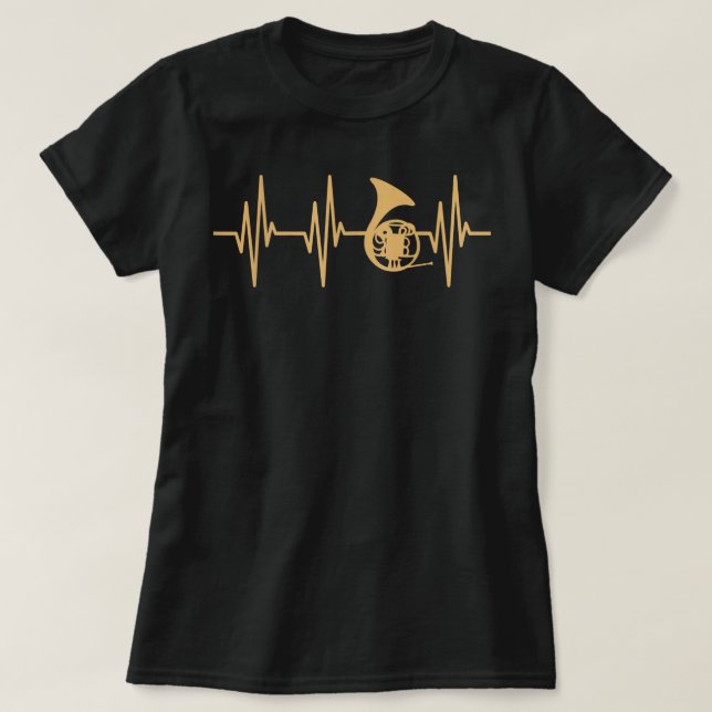 Camiseta Corno francês pulsante1 (Frente do Design)