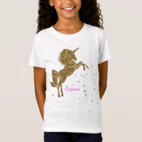 Corno Mágico Glitter Dourado de Unicórnio Personal
