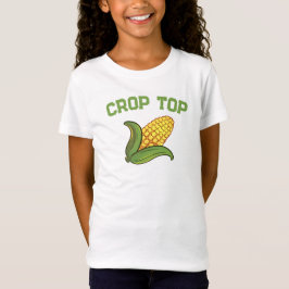 Camiseta Corno, Milho no Cob, Vegetais, Crianças Engraçadas