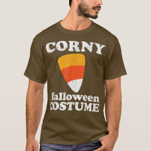 Camiseta Corny Halloween Figurume Engraçado Milho doce Retr
